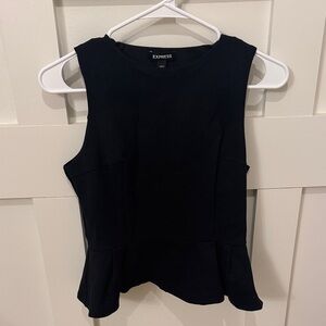 Express Women's Elegant Black Sleeveless Top
